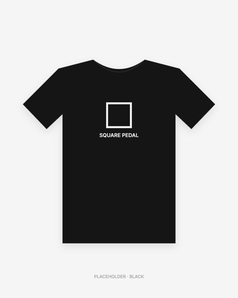Placeholder tee in Black