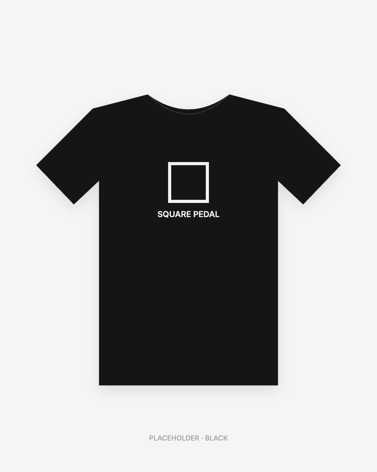 Placeholder tee in Black