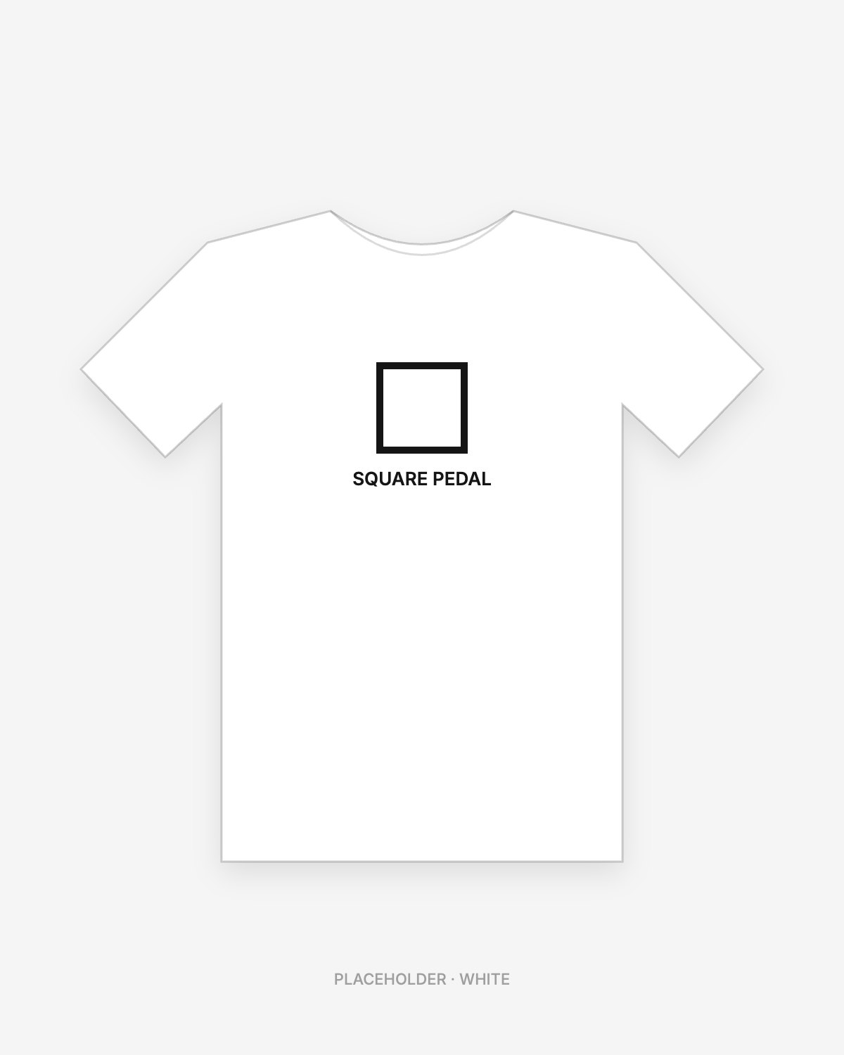 Placeholder tee in White