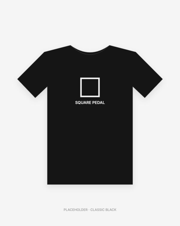 Placeholder tee in Classic Black