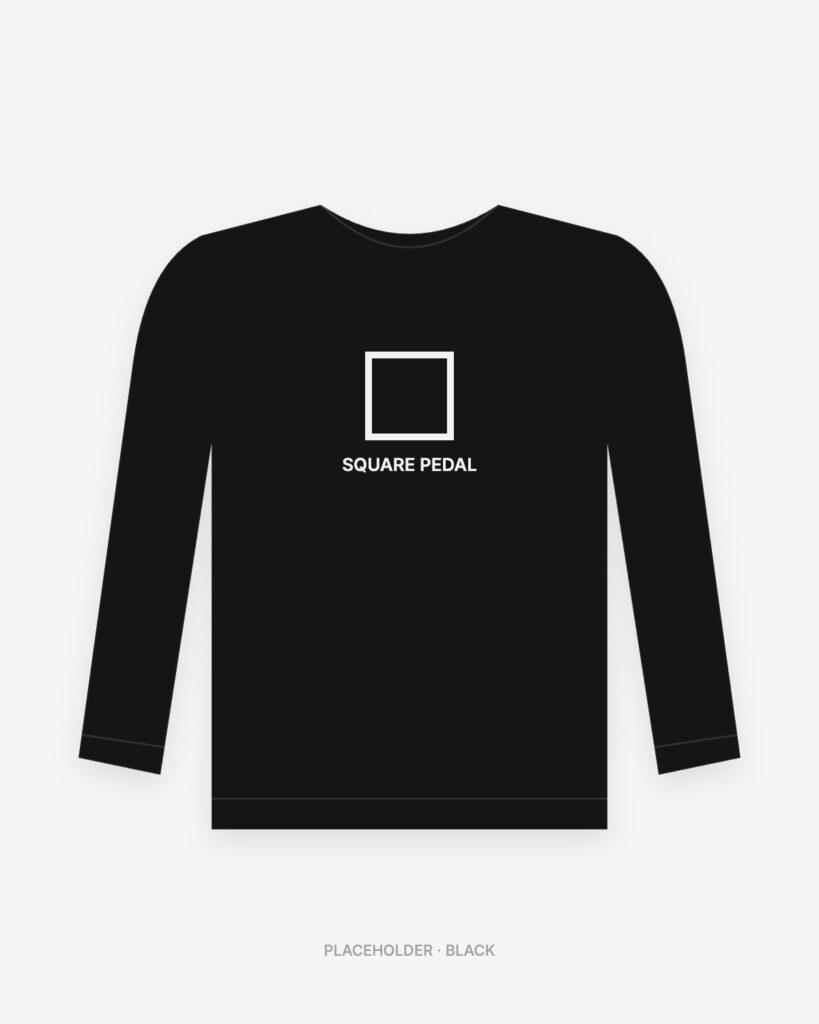 Placeholder crewneck in Black